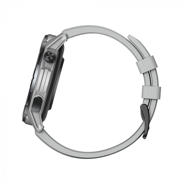 Okosora Zeblaze Stratos 3 Ultra Ezust, 1.43'' AMOLED, GPS, HR, SpO2, Bluetooth Hivas, Ertesitesek, 300mAh, Dedikalt Alkalmazas: Zeblaze Fit, Dual-band GNSS, 120+ Sport Mod [5]