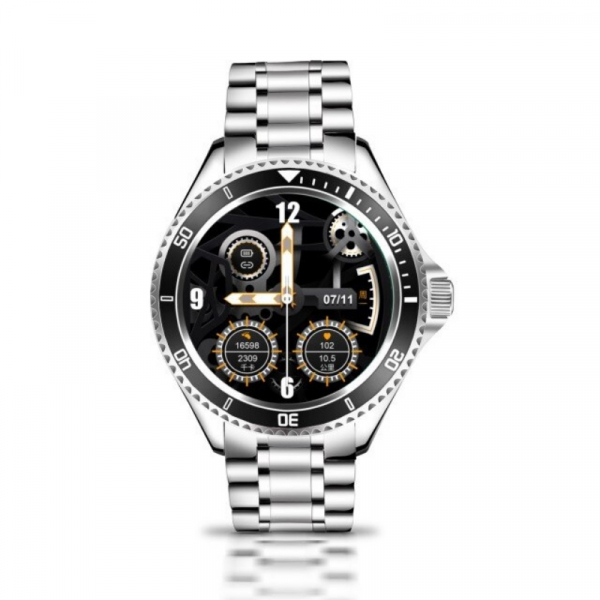 Okosóra STAR Z69 fekete, fém szíj, TFT 1.28", Bluetooth v5.1, pulzusszám, vérnyomás, menstruációfigyelés, IP65, 350mAh [2]