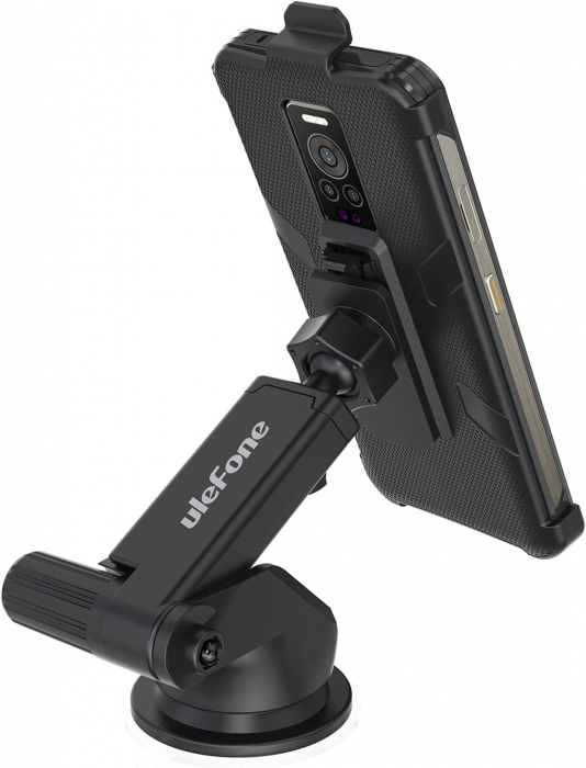 Suport telefon Ulefone Armor Mount, compatibil cu toate telefoanele Ulefone cu carcasa de protectie, Brat telescopic, Rotatie 360° [2]