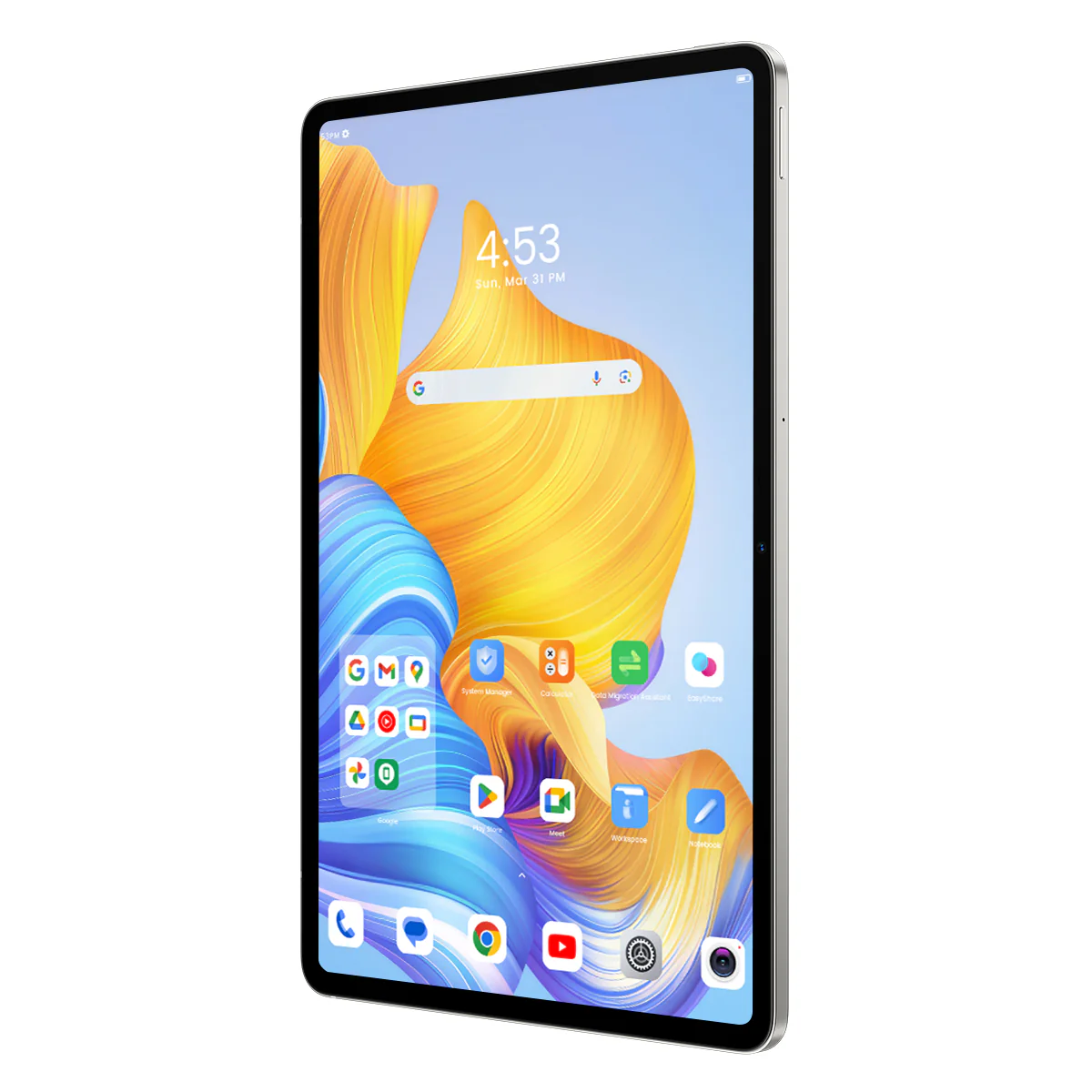 Tablet Blackview Oscal ELITE1, Ezüst, 4G, 12,1" 2.5K Kijelző, Android 14, 24GB RAM (8GB + 16GB bővíthető), 256GB ROM, Helio G99, 8800mAh, 33W, Stylus Pen, ArcSoft 9.0, Arcazonosító, Dual SIM [5]