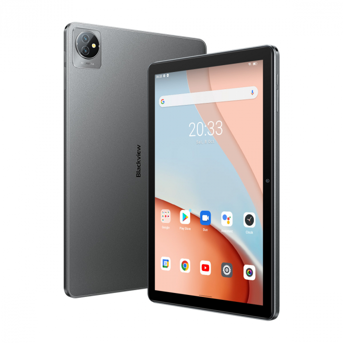 Tablet Blackview Tab 7 WiFi Szürke, 4G, 10.1" HD+ IPS kijelző, Android 12, 3GB RAM, 64GB ROM, Quad-core Rockchip RK33265, 6580mAh, Dual SIM [2]