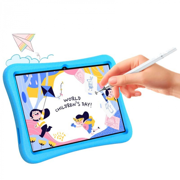 Tablet Oukitel OT6 Kids Szürke, 10" FHD+, 16GB RAM (4GB+12GB bővíthető), 64GB ROM, TÜV SÜD minősítés, Védőtok, Kids app, Android 13, 8000 mAh, Stylus Pen [4]