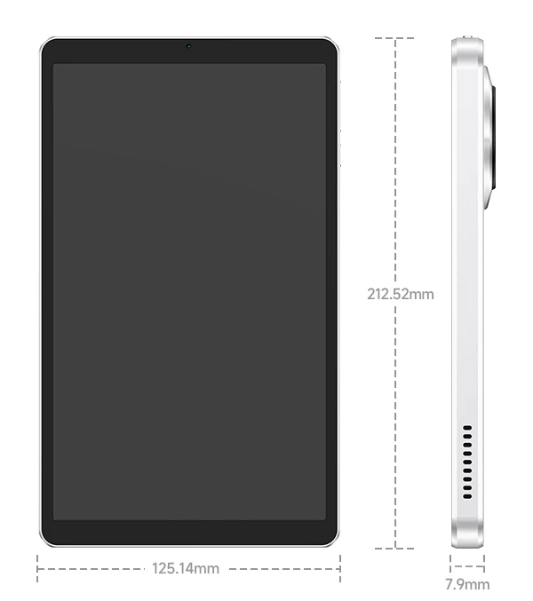 Ulefone Tab A9 Pro Tablet, Feher, 4G, 8.68″ HD+ 90Hz, 8GB RAM (4GB + 4GB Bővített), 128GB ROM, Android 15, Helio G91, 12MP, Widevine L1, TÜV tanúsítvány, 5040mAh, 18W, Dual SIM [2]