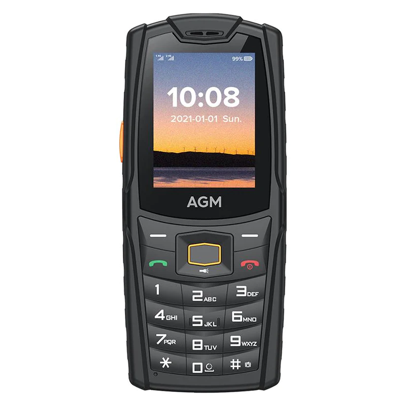 Mobiltelefon AGM M6, 4G, kijelző 2,4 hüvelykes, 2500 mAh, hangszóró 3,5 W 109db [2]
