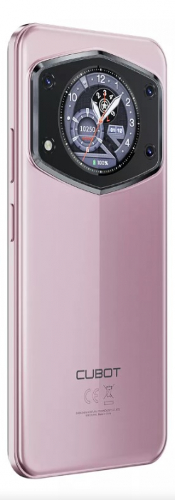Mobiltelefon Cubot A30, Rózsaszín, 4G, 6.745" HD+ 90Hz, Dual Screen, 16GB RAM (6GB + 10GB bővíthető), 128GB ROM, Android 14, Unisoc T616, 48MP, 5100mAh, Face ID, Dual SIM [4]