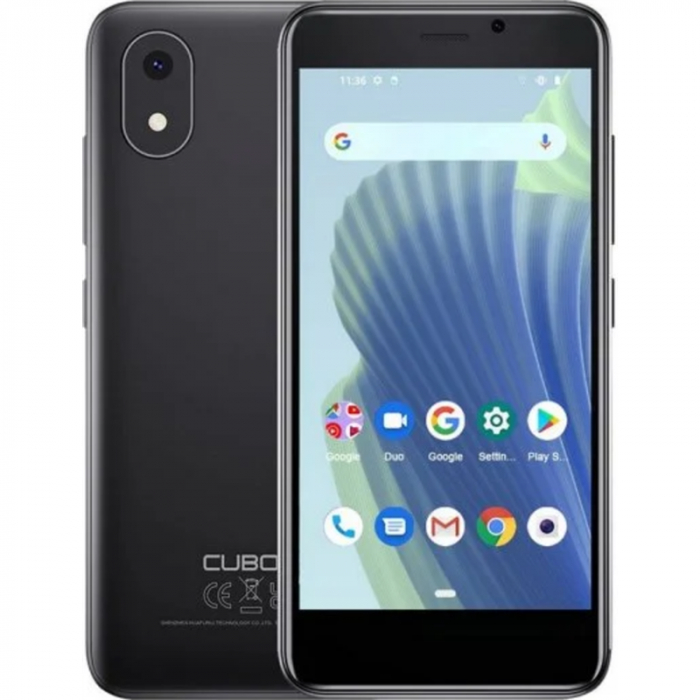 Mobiltelefon CUBOT J20 Fekete, 4G, 4,0", 3GB RAM, 32GB ROM, Android 12, MT6739WA QuadCore, Arcfelismerés, 2350mAh, Dual SIM [2]