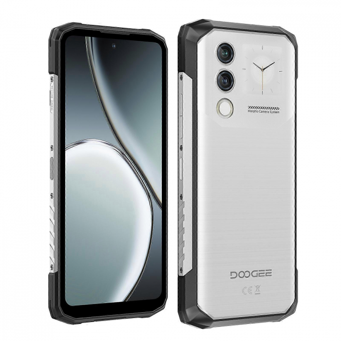 Mobiltelefon Doogee Blade 10 Max, Ezüst, 4G, 6.56" HD+ 90Hz, 20GB RAM (8GB + 12GB bővíthető), 256GB ROM, 50MP, Spreadtrum T606, Android 14, 10300mAh, Arcazonosítás, NFC, Dual SIM [3]