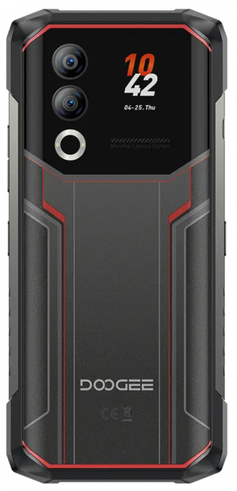 Mobiltelefon Doogee Blade 20 Ultra Piros, 5G, 6.6" HD+ kijelző, 1.54" másodlagos képernyő, 50MP AI kamera, 32GB RAM (8GB+24GB bővíthető), 512GB ROM, Android 14, T7250, 10300mAh, 18W, Dual SIM [2]