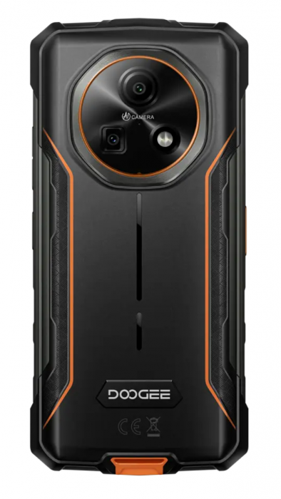 Mobiltelefon DOOGEE Fire 7, Narancssárga, 5G, 6.6" HD+ IPS, 16GB RAM (4GB + 12GB bővített), 256GB ROM, 64MP, Android 15, Dimensity 6300, Duál hangszóró, NFC, OTG, Arcfelismerés, 13000mAh, 18W, Két SIM [4]