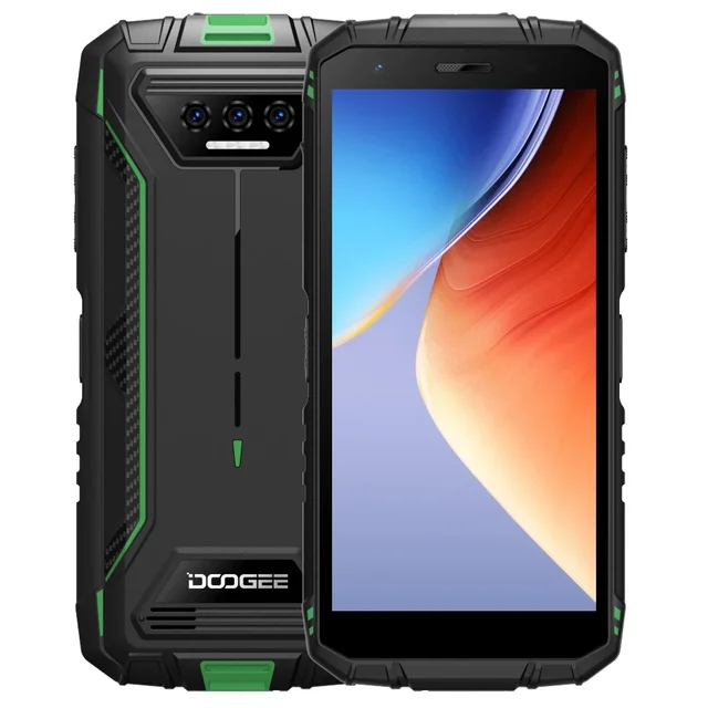 Mobiltelefon Doogee S41T Zöld, 4G, IPS HD 5.5", 8GB RAM (4GB + 4GB bővíthető), 64GB ROM, 13MP+8MP, Android 13, Unisoc T606 Octa Core, GPS, NFC, 6300mAh, Dual SIM [4]