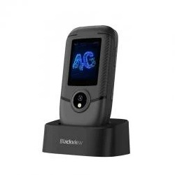 Mobiltelefon Flip Blackview N2000, Fekete, 4G, Kettős kijelző 2,8" + 1,77", 48 MB RAM + 128 MB ROM, RTOS, Unisoc T107, 1500 mAh, SOS, Két SIM [2]