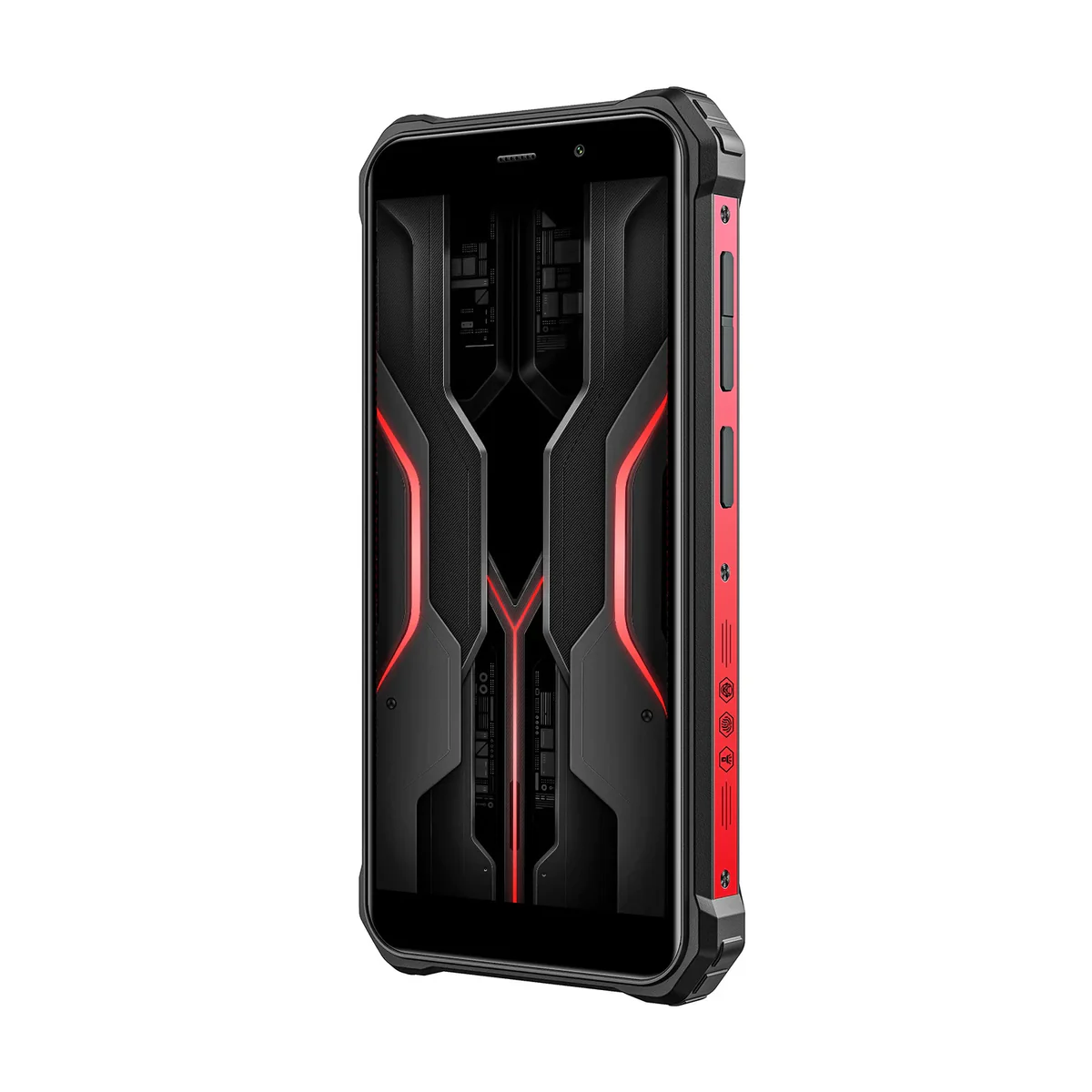 FOSSiBOT F101P Fekete pirossal Mobiltelefon, 4G, 5,45" HD+ IPS, 7GB RAM (4GB+3GB bővíthető), 64GB ROM, Android 13, 24MP AF + 5MP + 0,3MP, 10600mAh, 18W, NFC, Face ID, Dual SIM [3]