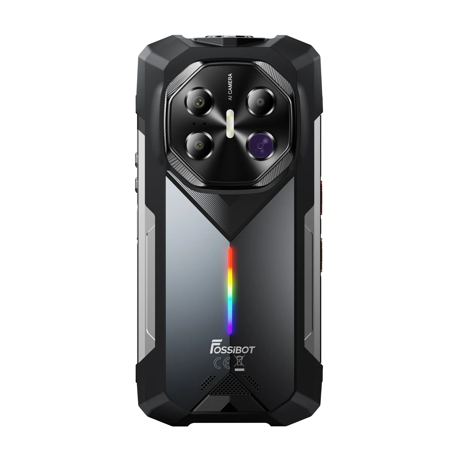 FOSSiBOT F113 Mobiltelefon, Szürke, 5G, 6.78" 120Hz FHD+, 36GB RAM (12GB+24GB Bővített), 256GB ROM, Android15, Dimensity7050, 50MP+64MP Éjjellátó, 20000mAh, 33W, NFC, Arcazonosító, Eszköztár, Két SIM [5]