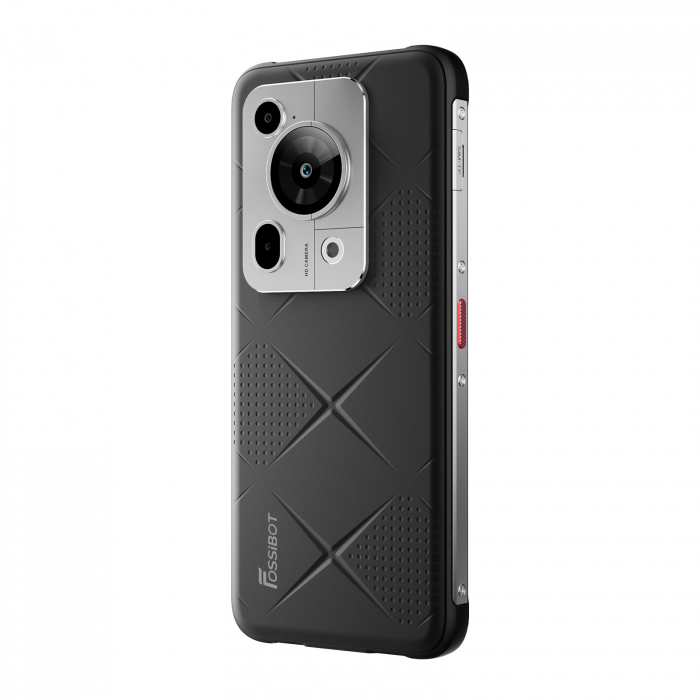 FOSSiBOT F112 Pro 5G mobiltelefon, Fekete, 6.88” HD+ IPS, 24GB RAM(8GB+16GB bővíthető), 256GB ROM, Android 14, Visszatöltés, 50MP+16MP, 18W, Dual SIM hibrid [6]