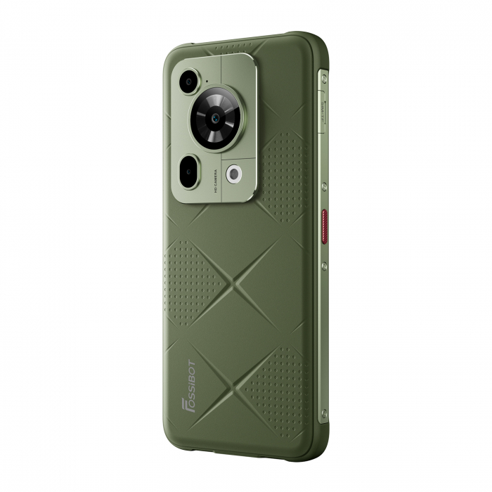 FOSSiBOT F112 Pro 5G mobiltelefon, Zöld, 6.88” HD+ IPS, 24GB RAM(8GB+16GB bővíthető), 256GB ROM, Android 14, Visszatöltés, 50MP+16MP, 18W, Dual SIM hibrid [6]