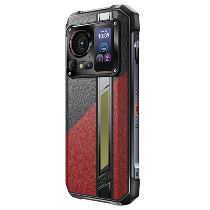 HOTWAV Hyper 7 Pro mobiltelefon, Piros, 5G, 6.6" 2.4K 120Hz, 36GB RAM (16GB+20GB bővíthető), 256GB ROM, 200MP+24MP Éjjellátó, Android 14, MediaTek Dimensity 7050, 10800mAh, NFC, Dual SIM [3]