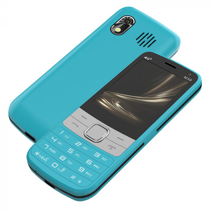 Mobiltelefon iSEN M39, Kék, 4G, 2,8" érintőképernyő, 2 GB RAM, 16 GB ROM, TF kártya, 2 MP + 2 MP kamera, Android 12, 2500 mAh akkumulátor, Dual SIM [14]