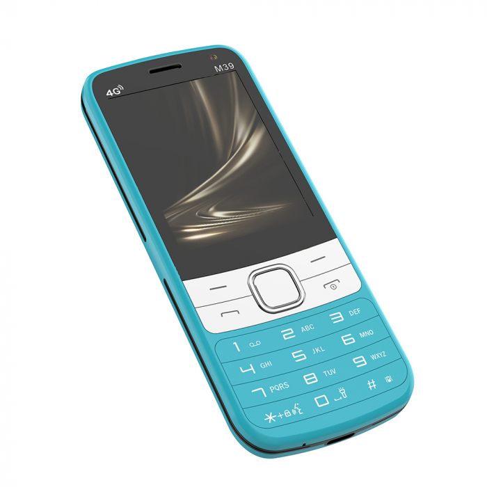 Mobiltelefon iSEN M39, Kék, 4G, 2,8" érintőképernyő, 2 GB RAM, 16 GB ROM, TF kártya, 2 MP + 2 MP kamera, Android 12, 2500 mAh akkumulátor, Dual SIM [8]