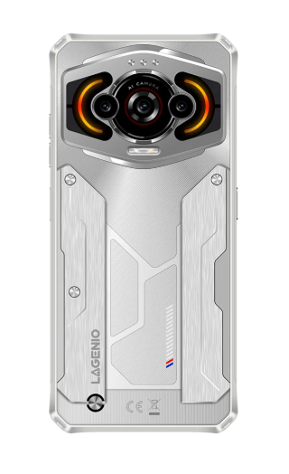 Mobiltelefon LAGENIO Panther 1, Feher, 4G, 6.7" HD+ 120Hz, 12GB RAM (4GB + 8GB Bővített), 128GB ROM, 13MP, Android 15, Unisoc T7250, RGB Fények, Gemini AI, NFC, 5150mAh, 18W, Két SIM [3]