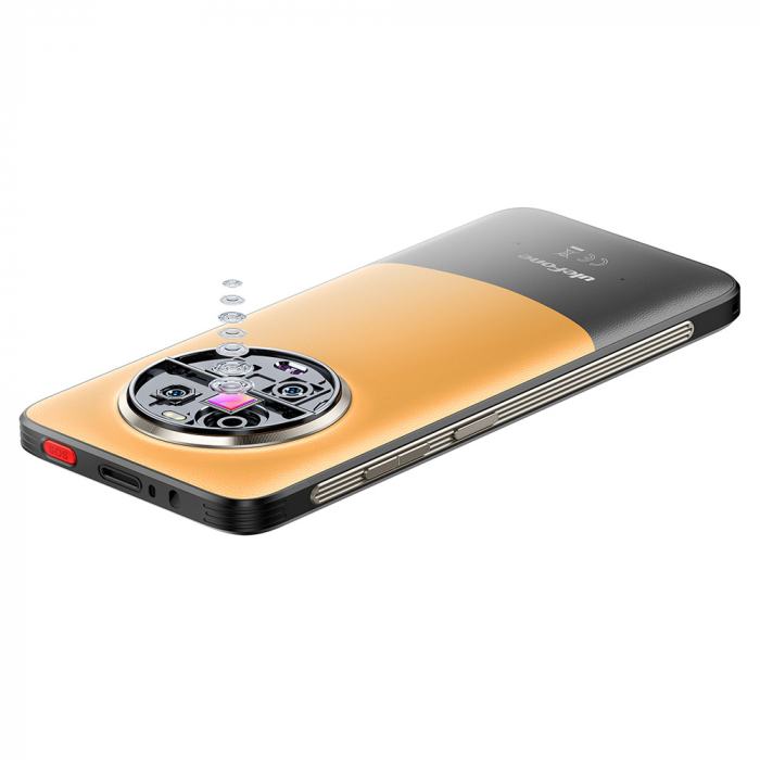 Ulefone Armor 23 Ultra 5G Mobiltelefon, Narancssárga, műholdas kommunikáció, 6,78" LCD FHD+ 120 Hz, 24 GB RAM (12 GB + 12 GB bővíthető), 512 GB ROM, Android 13, MediaTek MT6891, 64 MP Night Vision, 5280mAh, 120W [22]