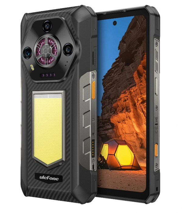 Ulefone Armor 30 Mobiltelefon, 4G, 6.95" FHD+ 120Hz, 24GB RAM (12GB+12GB bovíthető), 512GB ROM, 50MP, Éjjellátó kamera, Android 15, Helio G100, Wi-Fi 5, NFC, OTG, 12800mAh, 66W, Dual SIM [2]