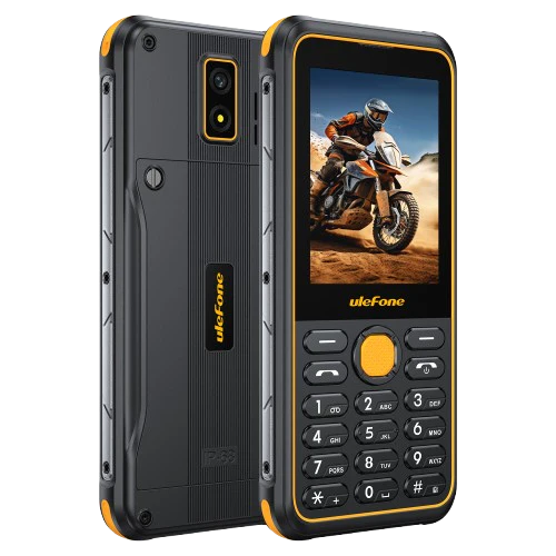 Ulefone Armor Mini 4 Mobiltelefon, Fekete, 4G, 2.8" TFT LCD, 240x320 px, 2MP Kamera, 64MB RAM, 128MB ROM, Unisoc T117, 2100mAh, Bluetooth, Jack, FM Rádió, Dual SIM+TF Kártya [2]