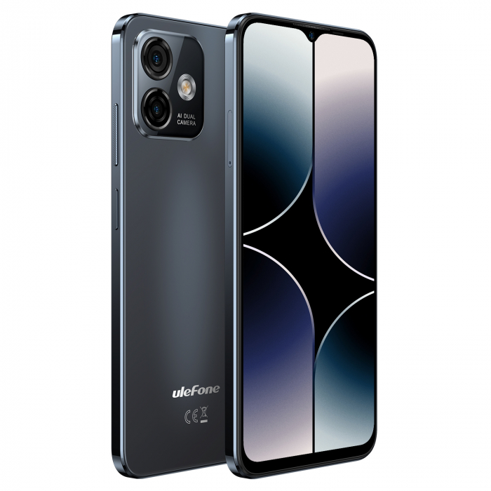 Ulefone Note 16 Pro Mobiltelefon Fekete 4G, 6,52" IPS LCD, 16 GB RAM (8 GB + 8 GB bővíthető), 128 GB ROM, Android 13, Unisoc T606 OctaCore, 4400 mAh, Dual SIM [2]