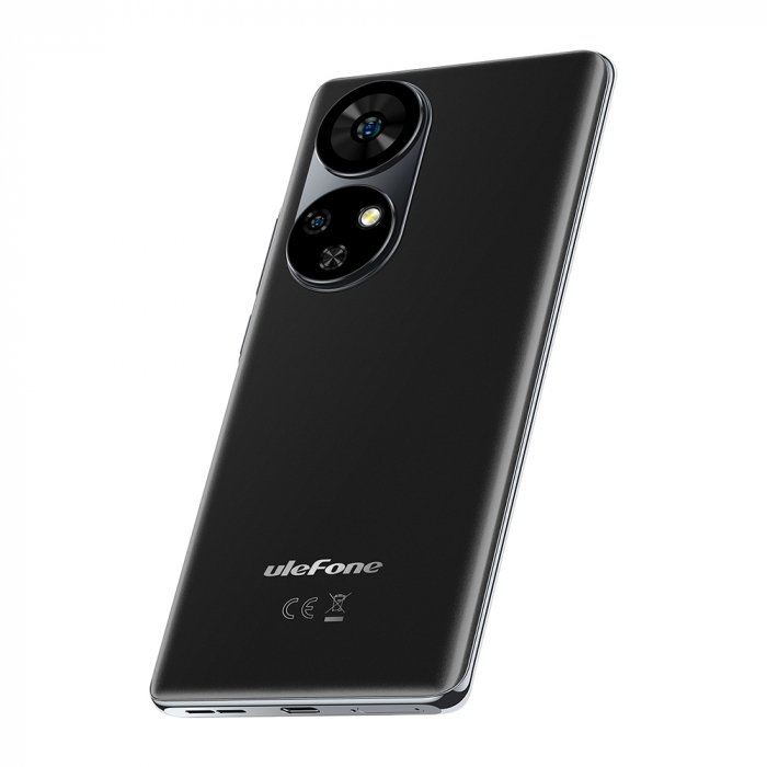 Ulefone Note 17 Pro Mobiltelefon Fekete, 4G, 6,78" 3D Amoled, 24GB RAM (12GB + 12GB bővíthető), 256GB ROM, Android 13, 108MP+32MP, MediaTek Helio G99, NFC, 5050mAh, 33W, Dual SIM [2]