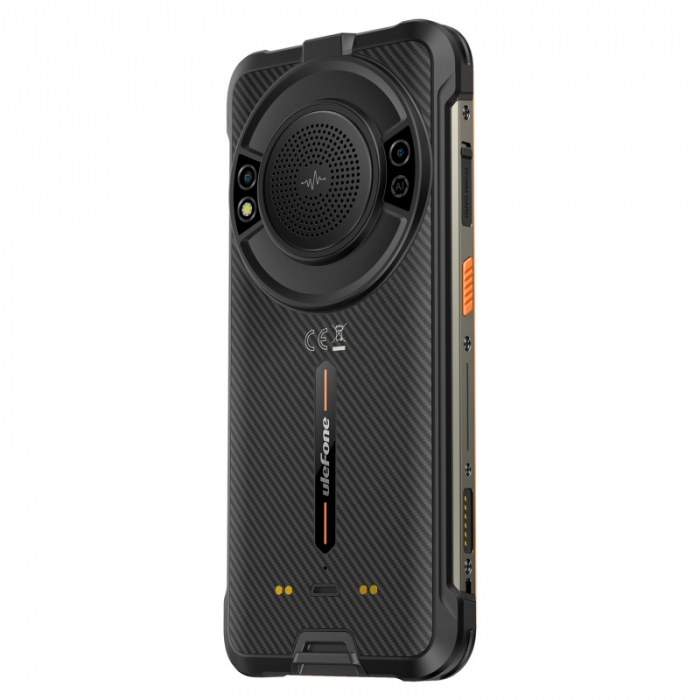 Ulefone Power Armor 16S Mobiltelefon, Fekete, 4G, 3,5 W-os hangszóró, 5,93" IPS kijelző, 16 GB RAM (8GB + 8GB bővíthető), 128 GB ROM, Android 13, Unisoc T616, 9600mAh, Dual SIM [4]