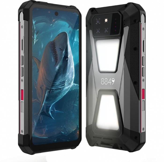 Mobiltelefon Unihertz 8849 Tank Shark, 5G, 6,79" 2.4K FHD+ 120Hz, 24GB RAM (12GB + 12GB bővíthető), 256GB ROM, Android 14, 64MP éjjellátó, 15600mAh, Dual SIM [5]