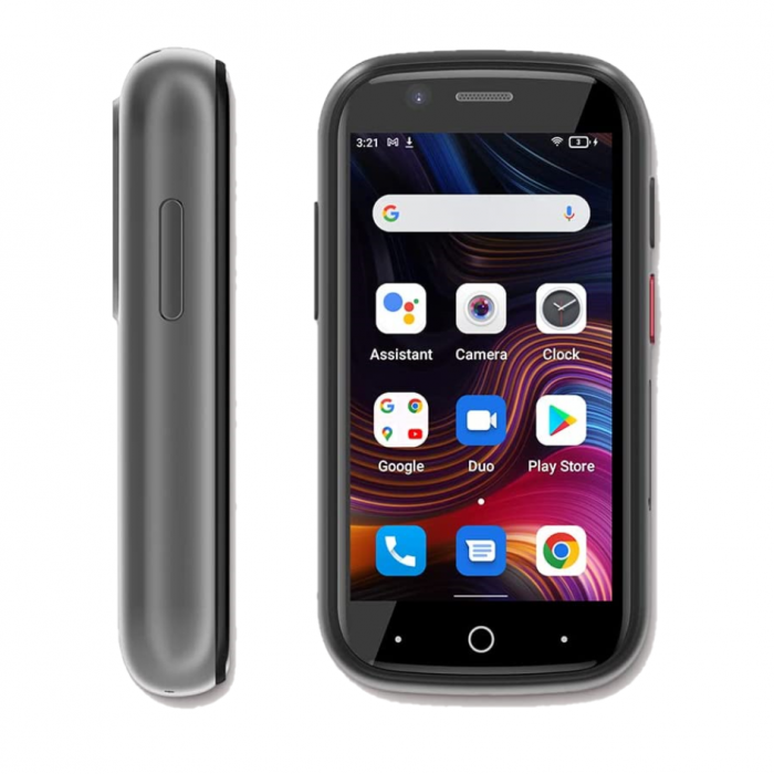 Mobiltelefon Unihertz Jelly 2E, Ezüst, 4G, 3,0", 4GB RAM, 64GB ROM, Android 12, A20 MT6761D négymagos, 2000 mAh, DualSIM [4]