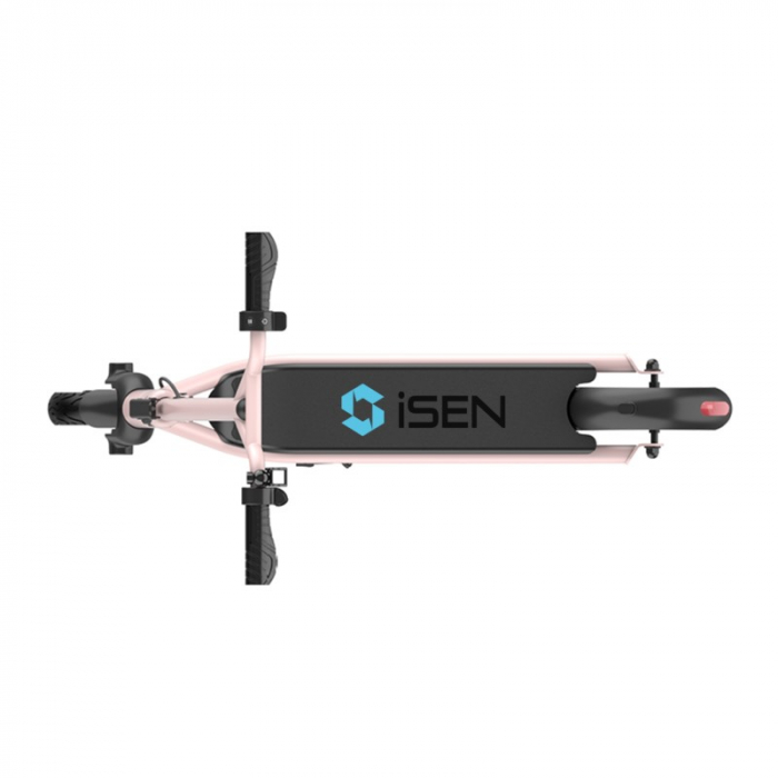 Összecsukható Elektromos Roller iSEN C1 KIDS Rózsaszín, Bluetooth Hangszóró, 8", 200W Motor, Max Hatótáv 10-15 km, Legfeljebb 15 km/h [2]