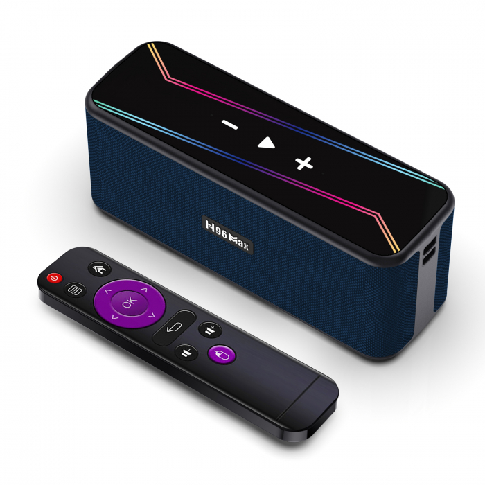 TV doboz / hordozható hangszóró iSEN H96 MAX M7 Smart Media Player, 8K, 2 GB RAM, 16 GB ROM, Android 13, RK3528 Quad Core ARM Cortex-A53, Hangszóró 2x 7 W WiFi [5]