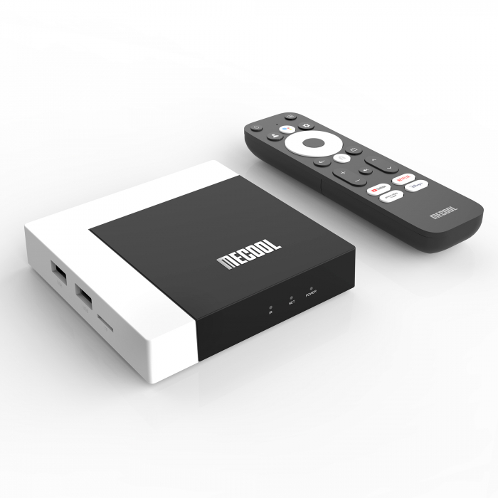 TV Box Mecool KM7 Plus Smart Media Player Negru cu alb [2]