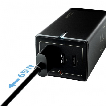 Incarcator Doogee 65W GaN Fast Charger Negru [3]