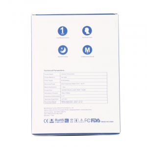 Termometru digital cu infrarosu CLOC SK-T008 pentru adulti si copii, Display iluminat, Masurare rapida 1s fara contact [6]