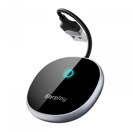 iSEN A22 Vezeték nélküli Autós Adapter Android Auto és CarPlay-hez, Fekete, USB és Type-C, Automatikus Csatlakozás, 5.8 GHz, Plug & Play [3]