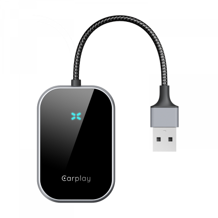 iSEN A21 Vezeték nélküli Autós Adapter Android Auto és CarPlay-hez, Fekete, USB és Type-C, Automatikus Csatlakozás, 5.8 GHz, Plug & Play [2]