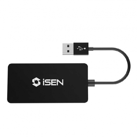 iSEN CCPA Fekete Vezeték nélküli USB-adapter, WiFi 5, Kábeles vagy Vezeték nélküli csatlakozás, Beépített Autós Készlet APK - DualStore [3]