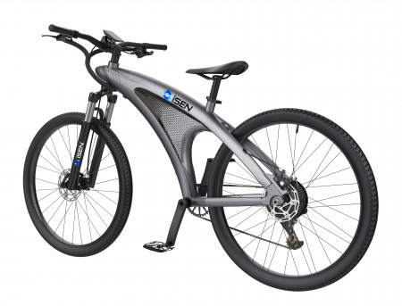 Elektromos kerékpár iSEN Q5 Szürke, 650 W, kerék 27,5", 9 Shimano sebesség, Teljesen elektromos vagy rásegített vezetés, 45 km/h, Kivehető akkumulátor, IPX4 [3]