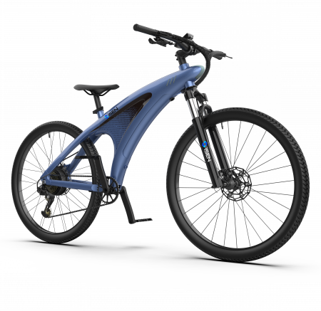 Elektromos kerékpár iSEN Q5 Kék, 650 W, kerék 27,5", 9 Shimano sebesség, Teljesen elektromos vagy rásegített vezetés, 45 km/h, Kivehető akkumulátor, IPX4 [5]