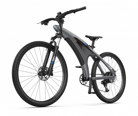 Elektromos kerékpár iSEN Q5 Szürke, 650 W, kerék 27,5", 9 Shimano sebesség, Teljesen elektromos vagy rásegített vezetés, 45 km/h, Kivehető akkumulátor, IPX4 [5]