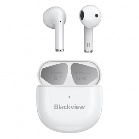 Casti wireless semi-in-ear Blackview AirBuds 3 TWS Alb cu cutie de incarcare si transport [1]