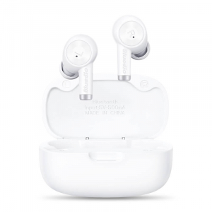 Casti bluetooth semi-in-ear Bluedio Elite Ei Alb cu cutie de incarcare si transport, Incarcare wireless, Microfon cu ANC, Bluetooth v5.0 [2]