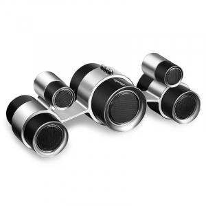 Gadgets - Hordozható hangszóró Bluedio V (The Barrel Version) Sztereó, 5 hangszóró, Vezeték nélküli, Bluetooth, 3D hang, Mikrofon, USB, Aux kimenet