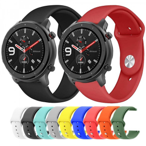 Okosóra tartozékok - Bratara de schimb din silicon pentru Xiaomi Huami Amazfit GTR 42mm, diferite colorituri, confortabila si rezistenta