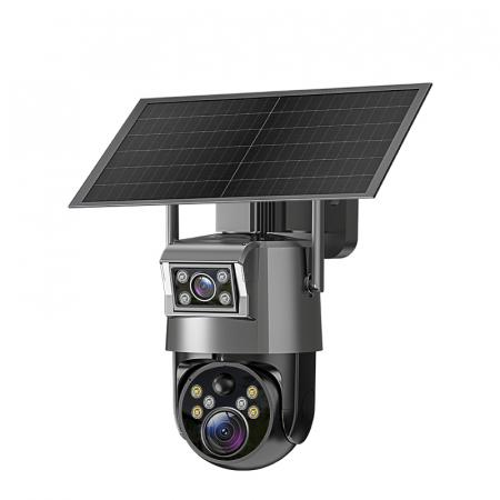 iSEN INGENIC T40N Megfigyelő Kamera Napelemes Panellel, 4G, 10X Optikai Zoom, 1080P, 350°/90°, Mozgásérzékelés, Éjjellátás, Dedikált Alkalmazás [1]