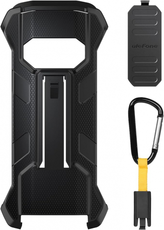 Telefon tartozékok - Carcasa de protectie multifunctionala pentru Ulefone Armor 15 cu clema si carabina