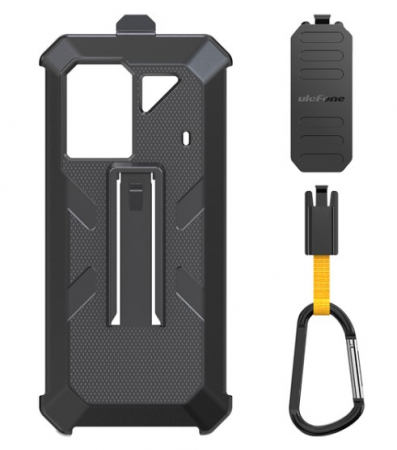 Carcasa de protectie multifunctionala pentru Ulefone Armor 18/18T/19 cu clema si carabina