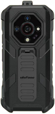 Tok Ulefone ARMOR X32 sorozathoz, Fekete, PC, 360°-os védelem, Forgatható csíptető, Karabiner, Multifunkciós [1]
